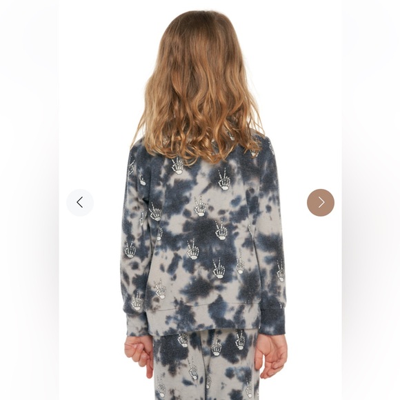 NWT, Chaser, Boys, Tie Dye Skeleton Peace
Pullover - Picture 3 of 7